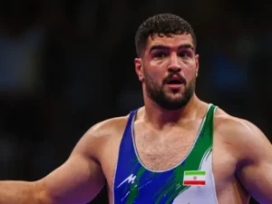 ستاره جنجالی کشتی در فینال لیگ دسته اول!