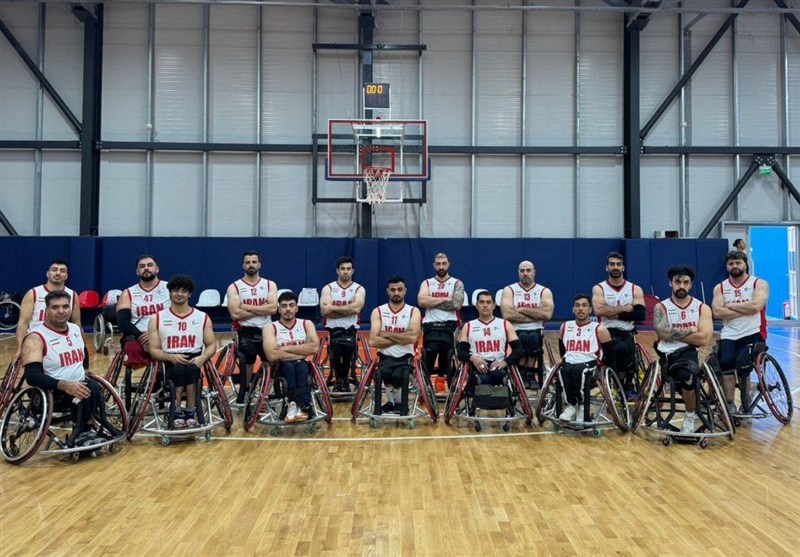 تورنمنت بسکتبال با ویلچر ترکیه یک برد و یک باخت برای تیم ایران