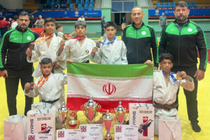 درخشش نونهالان جودو ایران در ارمنستان