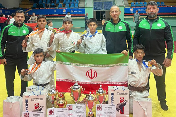درخشش نونهالان جودو ایران در ارمنستان