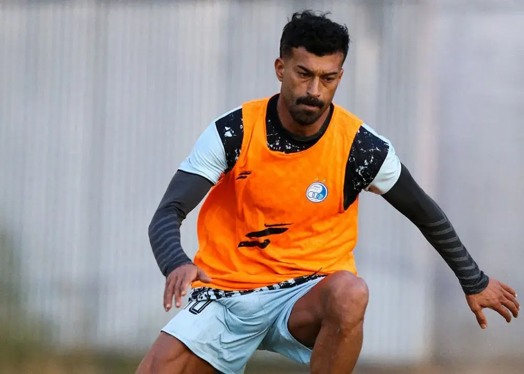 رامین رضاییان در تمرین استقلال